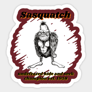 Sasquatch Sticker